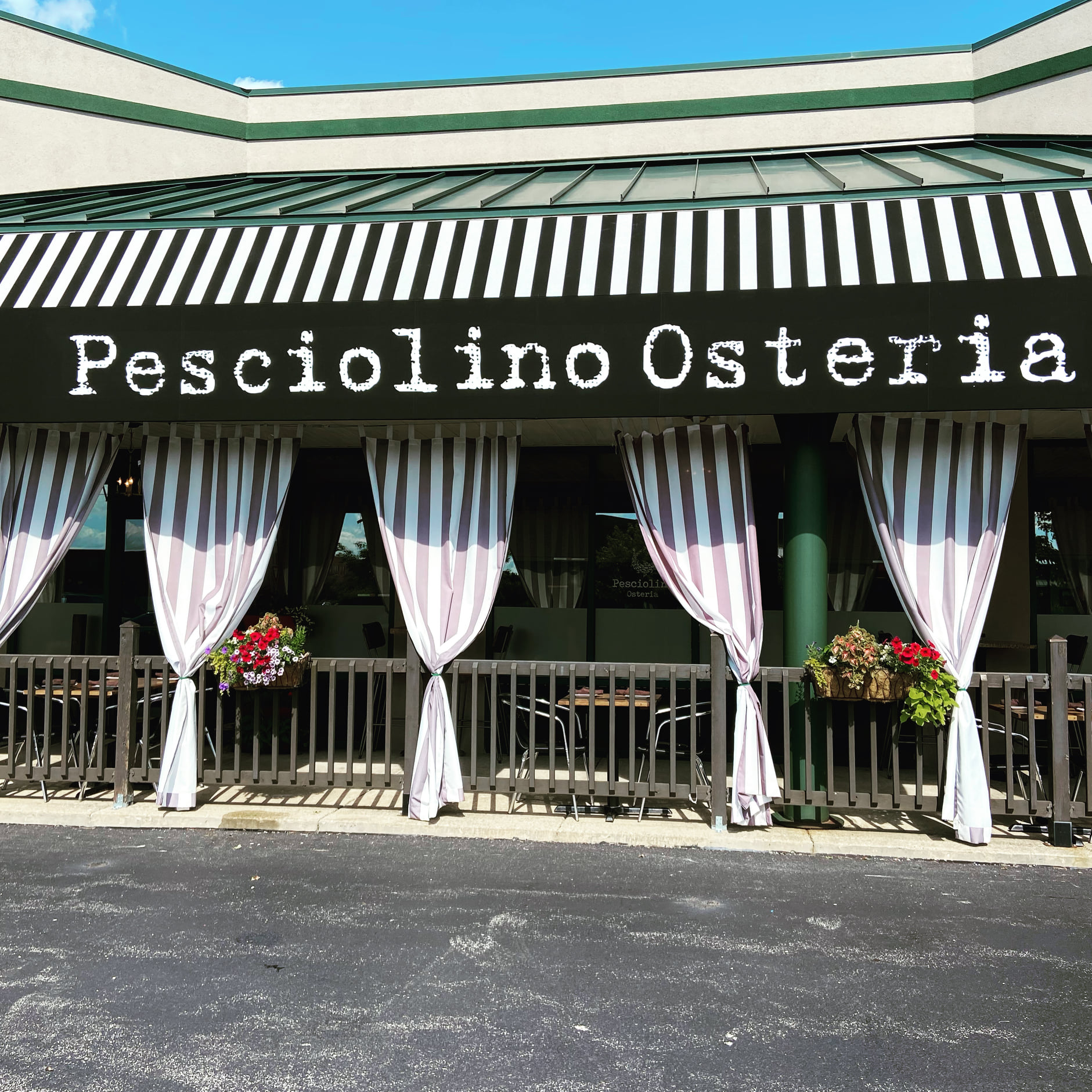 Pesciolino Osteria outside patio