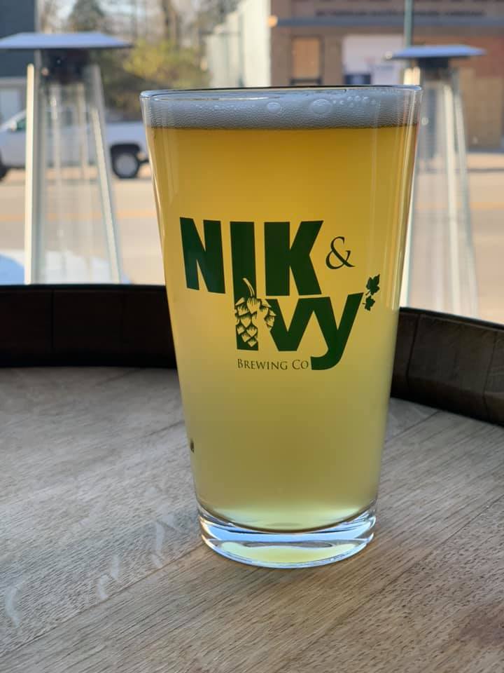 Glass of 1853 from Nik and Ivy Brewing Company in Lockport, IL.  