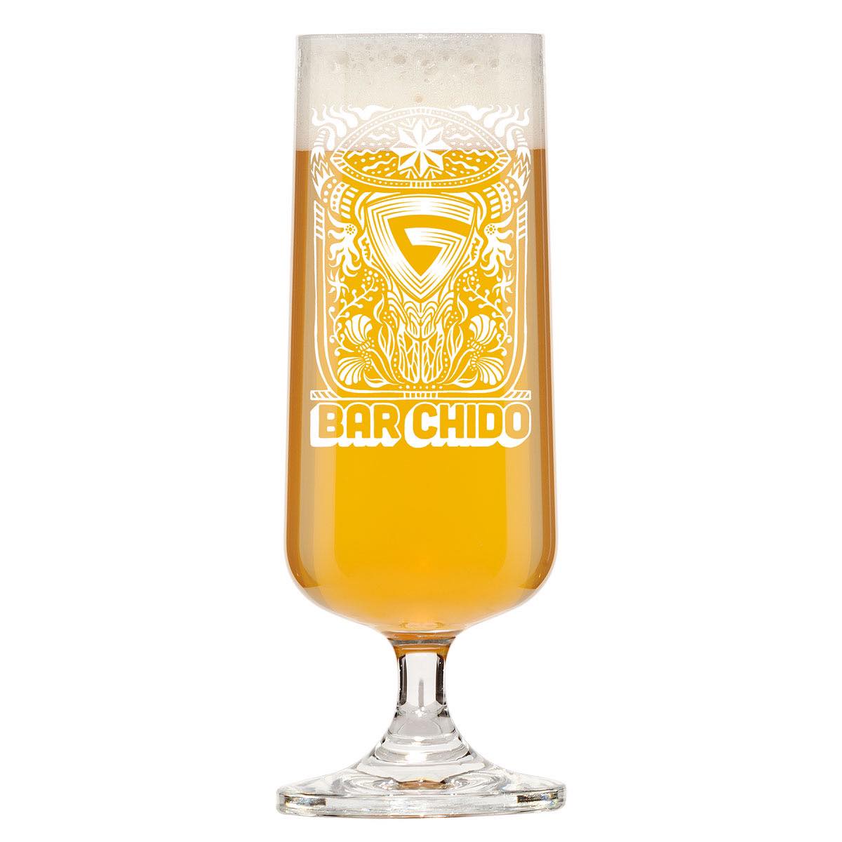 Chela Chido from Goldfinger Brewing Company