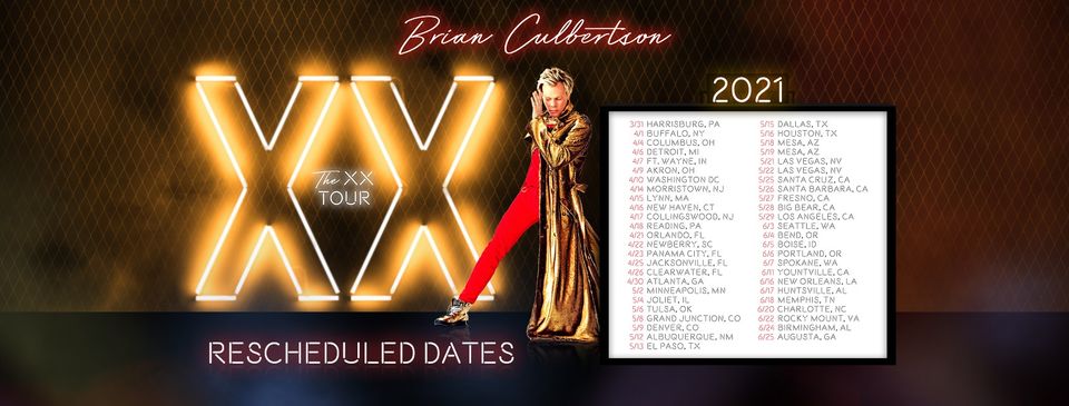 Brian Culbertson S The Xx Tour Heritage Corridor Convention And Visitors Bureau Visitors Calendar Of Events